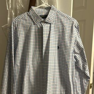 Ralph Lauren dress shirts.  All large.  Never dried.  Some need pressed.